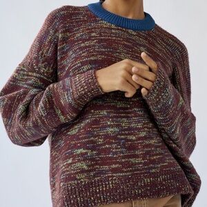 NWT Urban Outfitters BDG Marled Brown Caleb Pullover Sweater